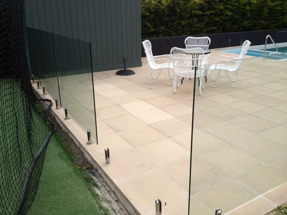 Shattered Pool Fence Glass Panel Replacement in Rye